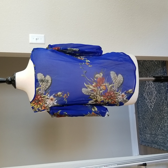 The Label Cold Shoulder Blouse Size Medium - Picture 3 of 5